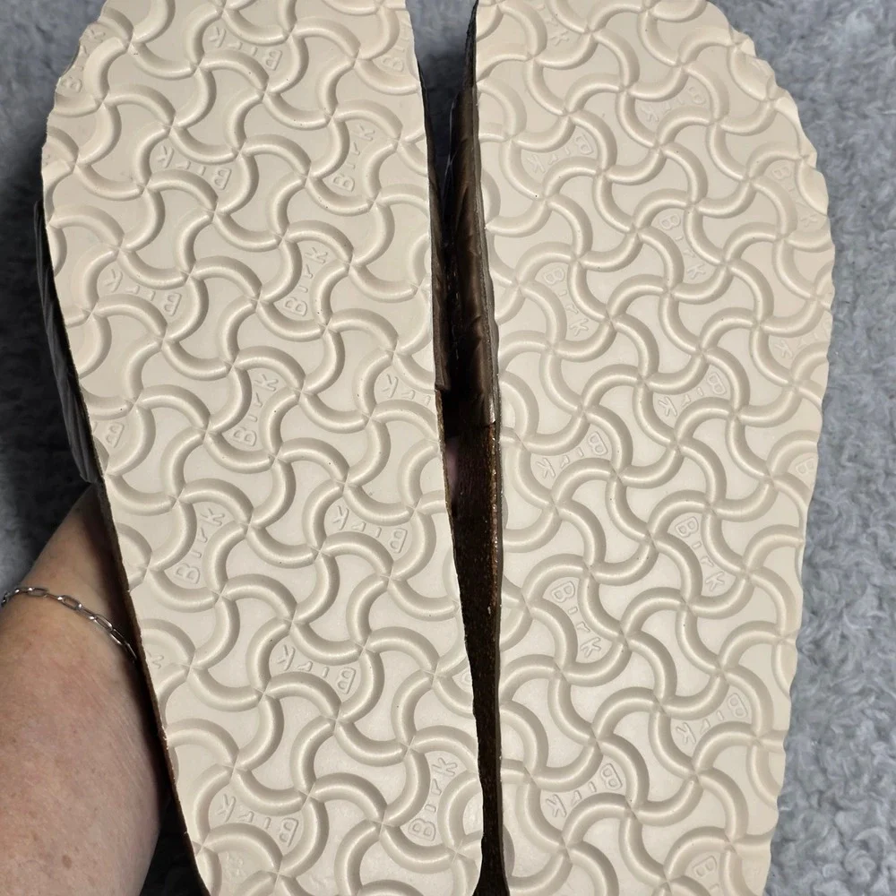 Birkenstock Madrid BS Spectral Copper Geometric Sandals EU 42 US L11‎ M9 NEW